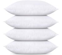 Utopia Bedding Throw Pillows (Set of 4 White) 12 x 20 Inches Pillows
