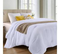Utopia Bedding - Piumino trapuntato per tutte le stagioni, imbottitura in microfibra da 250 g/mq, inserto trapuntato con linguette angolari Queen Infradito colorati estivi, con finte perline