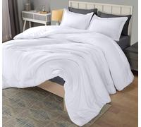 Utopia Bedding Trapunta per piumino (Queen) - Ultra peluche ipoallergenico, imbottitura in fibra siliconata, piumino alternativo (bianco)
