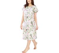 Utopia Care Abito da Ospedale per Donna Morbido, Confortevole ed Elegante, Grigio Floreale., Small-Medium