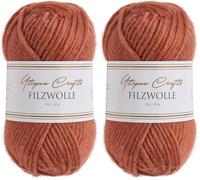 Utopia Crafts 100% lana vergine 50 g (terracotta Clay) (Confezione da 2)