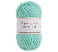 Utopia Crafts 100% lana vergine 50 g (verde menta)