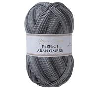 Utopia Crafts Aran Ombre - Filato multicolore per maglieria e uncinetto, 300 g - 600 m (001)
