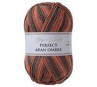 Utopia Crafts Aran Ombre - Filato multicolore per maglieria e uncinetto, 300 g - 600 m (004)