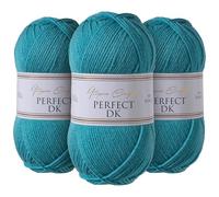 Utopia Crafts DK Double Knitting Yarn 3x 100g (Aqua Blue)