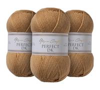 Utopia Crafts DK Double Knitting Yarn 3x 100g (Biscotti)