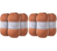 Utopia Crafts DK Double Knitting Yarn 3x 100g (Potters Clay) (Confezione da 2)