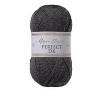 Utopia Crafts DK - Filato doppio per lavoro a maglia, 100 g (Chacoal melange)