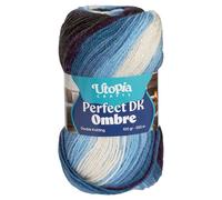 Utopia Crafts DK Ombre - Filato per lavoro a maglia, 100 g, multicolore (002)