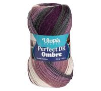 Utopia Crafts DK Ombre - Filato per lavoro a maglia, 100 g, multicolore (004)