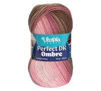 Utopia Crafts DK Ombre - Filato per lavoro a maglia, 100 g, multicolore (005)