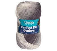 Utopia Crafts DK Ombre - Filato per lavoro a maglia, 100 g, multicolore (008)