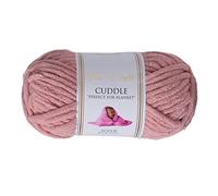 Utopia Crafts Filato Grosso in Ciniglia per Uncinetto e Ferri - Gomitolo da 100 g - 60 m - Dusty Pink - Filo Chunky Morbido e Facile da Lavorare - Lavabile in Lavatrice