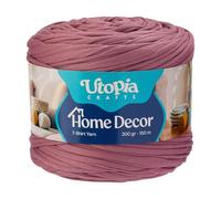 Utopia Crafts Home Décor T-Shirt Yarn for Crochet & Knitting 300g (White)