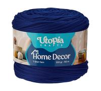 Utopia Crafts Home Décor T-Shirt Yarn for Crochet & Knitting 300g (White)