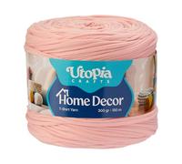 Utopia Crafts Home Décor T-Shirt Yarn for Crochet & Knitting 300g (White)