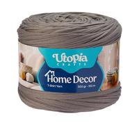 Utopia Crafts Home Décor T-Shirt Yarn for Crochet & Knitting 300g (White)