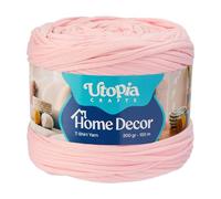 Utopia Crafts Home Décor T-Shirt Yarn for Crochet & Knitting 300g (White)