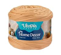 Utopia Crafts Home Decor T-Shirt Yarn for Crocheting 300g (Beige Sand)