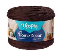 Utopia Crafts Home Decor T-Shirt Yarn for Crocheting 300g (Deep Burgundy)