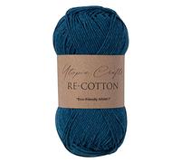 Utopia Crafts Re-Cotton Knitting Yarn, 100g Blue Whale