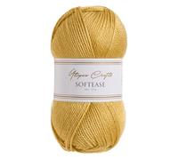 Utopia Crafts Softease - Filato per lavori a maglia e uncinetto, 100 g (Golden Harvest)