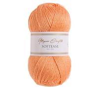 Utopia Crafts Softease - Yan per lavoro a maglia e uncinetto, 100 g (pesca al tramonto)