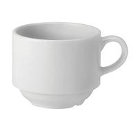 Utopia E60020 Pure Stacking Cup, 7 oz, 20 olore: Bianco (confezione da 24)
