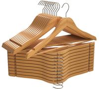 Utopia Home grucce in legno Antiscivolo con barra rotonda per pantaloni e