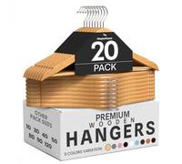 Utopia Home Premium Grucce Legno (Naturale, Confezione da 20)