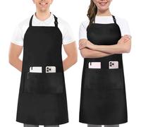 Utopia Kitchen 2 Pezzi Grembiule cucina per uomini e donne regolabile 2 tasche