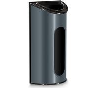 Utopia Kitchen Grocery Plastic Bag Holder and Dispenser Medium Easy Wall Mount Bag Saver Stainless Steel Grey