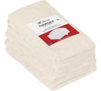 Utopia Kitchen Strofinacci in 100% cotone naturale, 6 pezzi, 71 x 71 cm, per pulire e asciugare, strofinacci da cucina altamente assorbenti