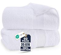 Utopia Towels - Asciugamani Bagno extra Large Confezione da 2-100% Cotone Filato