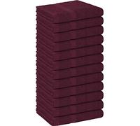 Utopia Towels, Asciugamani da salone, confezione da 12, non candeggiare, 40 x 68 cm, in cotone altamente assorbente, per mani, palestra, bellezza, spa e cura dei capelli a casa, bordeaux