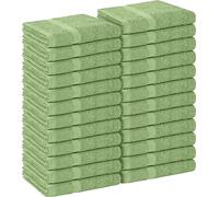 Utopia Towels Asciugamani da salone, confezione da 24, non resistenti alla candeggina, 40,6 x 68,6 cm, in cotone extra assorbente per mani, palestra, bellezza, spa e cura dei capelli, verde salvia