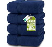 Utopia Towels Set 4 Asciugamani da Bagno 69x137cm Cotone Marina