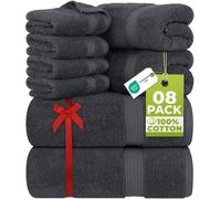 Utopia Towels Set Di Asciugamani Da 8 pezzi 2 Asciugamani Da Bagno 2 Asciugamani