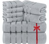 Utopia Towels Set di Asciugamani di Lusso da 8 Pezzi 2 Asciugamani da Bagno 2