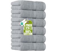 Utopia Towels Set di asciugamani Premio, 6 pezzi, 41x71 cm, Grigio Fresco