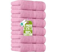Utopia Towels Set di asciugamani Premio, 6 pezzi, 41x71 cm, Rosa
