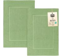 Utopia Towels, tappetini per il bagno, di lusso, in cotone pettinato, 53 x 86 cm Green