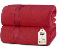 Utopia Towels - Telo da bagno Jumbo di alta qualità (90 x 180 cm, 2 pezzi) - 100% cotone filato ad anello, altamente assorbente e ad asciugatura rapida, telo da bagno extra large - asciugamano super