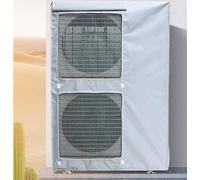 UTOYA Copertura del Condizionatore d'Aria for Fuori, Copertura Impermeabile, 600D Panno Oxford Copertura della Polvere for 4-5-6-10p Mini Pompa di Calore Divisa Condensatore Compressore (Color : Gray