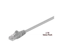 UTP CAT5E 2M GREY 10 PACK
