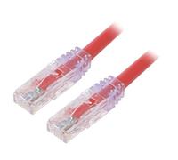 UTP6AX2MRD Patch cord TX6A™ 10GigU/UTP 6a filo Cu PVC rosso L: 2m 24AWG PANDUIT