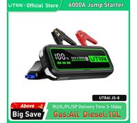 UTRAI 20000mAh Auto Salto di Avviamento Accumulatori E Car Power Bank 6000A Auto Booster Dispositivo di Avviamento di Emergenza Auto Salto di Avvio per Benzina Diesel