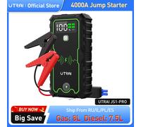 UTRAI Power Bank 4000A Jump Starter caricatore portatile Car Booster 12V dispositivo di avviamento automatico avviamento batteria per Auto di emergenza