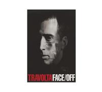 UTRDCF Poster su tela con immagine di John Travolta Nicolas Cage, decorazione per camera da letto, ufficio, stanza, regalo, 60 x 90 cm