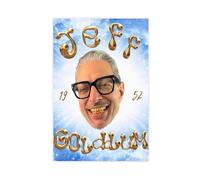 UTRDCF Poster su tela con Jeff Goldblum, decorazione per camera da letto, ufficio, camera da letto, regalo, 40 x 60 cm